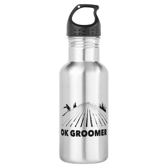 Ok Groomer Skiing 532 Ml Water Bottle (Front)