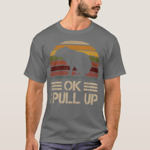 Ok I Pull Up Capybara Cup Funny Costumer Retro 2 T-Shirt
