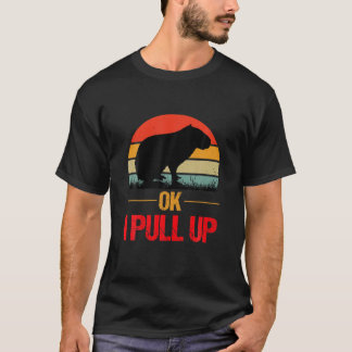 Ok I Pull Up Capybara Retro Vintage Ok I Pull Up C T-Shirt