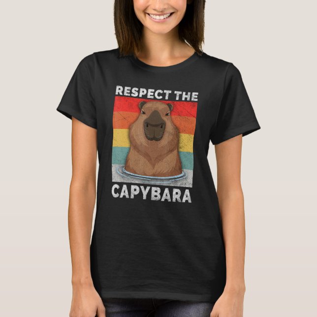 Ok I Pull Up Capybara  Rodent Cute Capibara Dank M T-Shirt (Front)