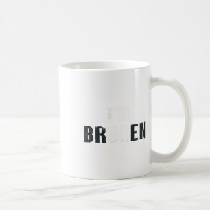 Ok I'm Broken Invisible Men Women Birthday School  Coffee Mug