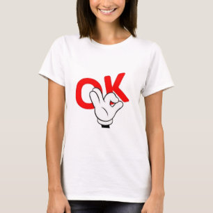 ok man yes man work funny T-Shirt