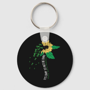 Ok Not To Be Ok Mental Health Awareness Sunflower Key Ring