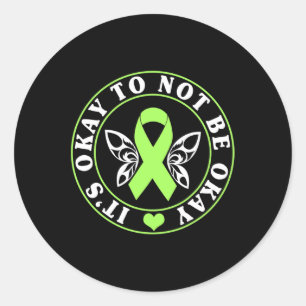 Ok Not To Be Okay Mental Health Awareness 1 Classic Round Sticker