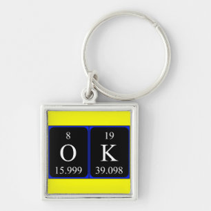 OK periodic table word keyring
