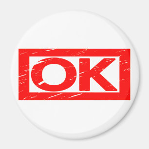 OK Stamp Magnet