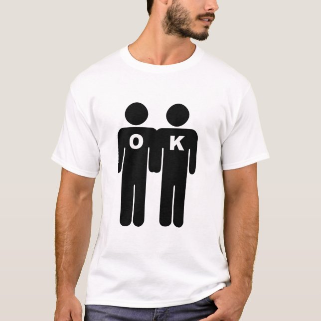 OK TO BE GAY T-Shirt (Front)