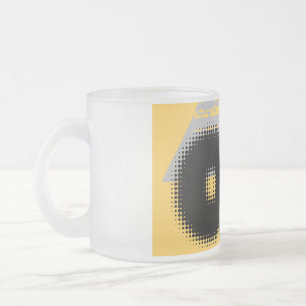 OK Vibes – Simple & Bold" Frosted Glass Coffee Mug