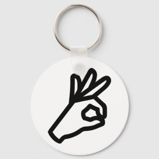 ok whole fun hand key ring