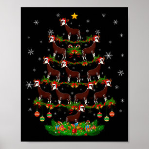 Oka Christmas Tree Funny Xmas Lover Poster