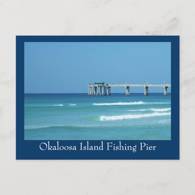 Okaloosa Island Fishing Pier Postcard (Front)