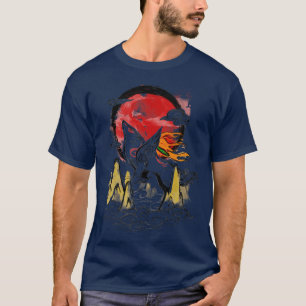 Okami Japanese Ink Beautiful Spirit Wolf Video Gam T-Shirt