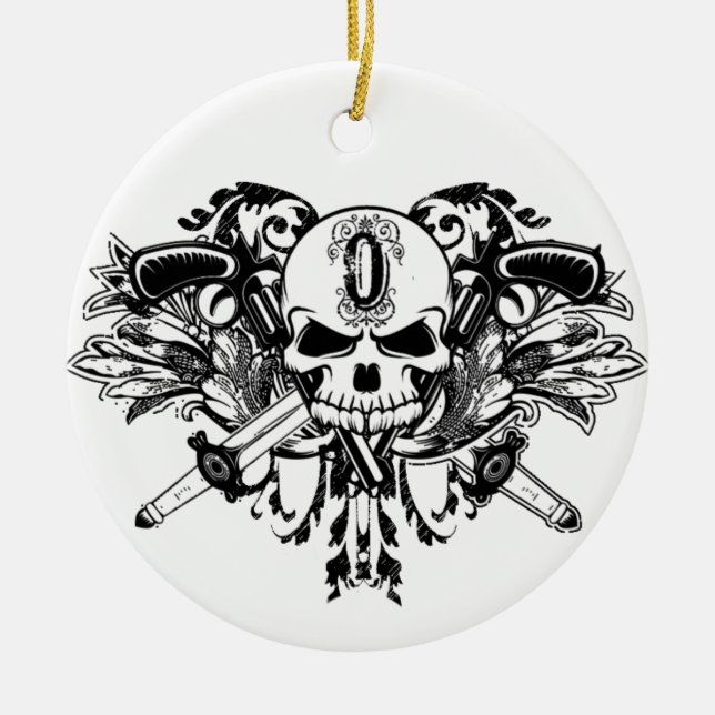 O'Kane Logo Ornamnt Ceramic Tree Decoration (Front)