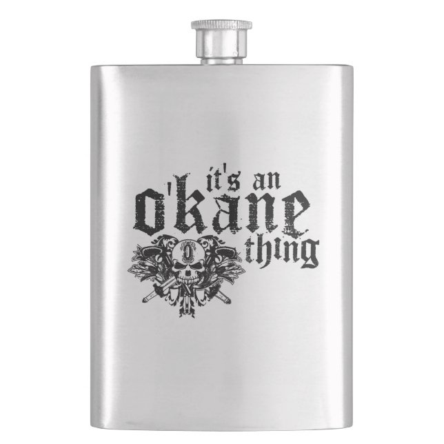 O'Kane Thing Flask (Silver) (Front)