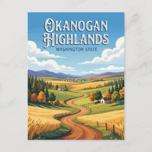 Okanogan Highlands USA Postcard