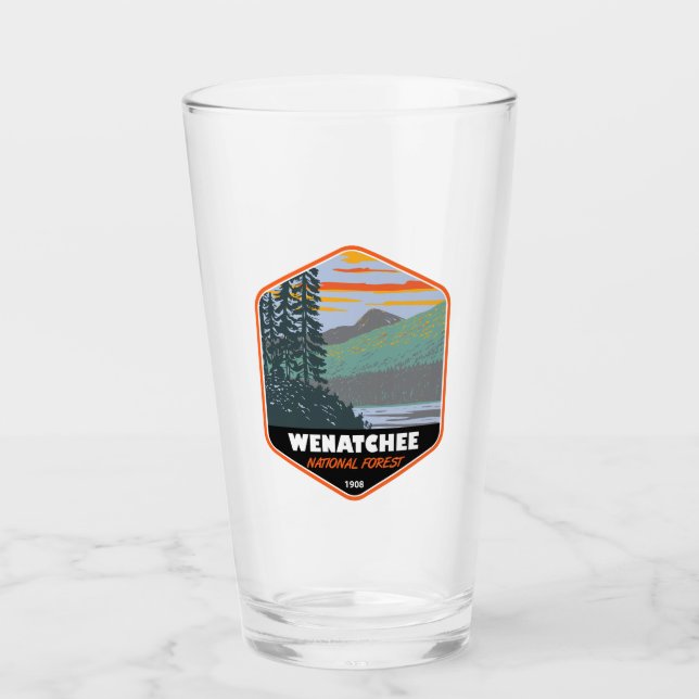 Okanogan Wenatchee National Forest Washington Glass (Front)