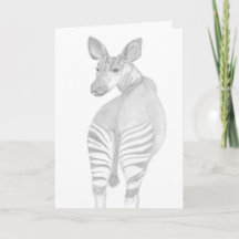 Okapi, African Wildlife Folded