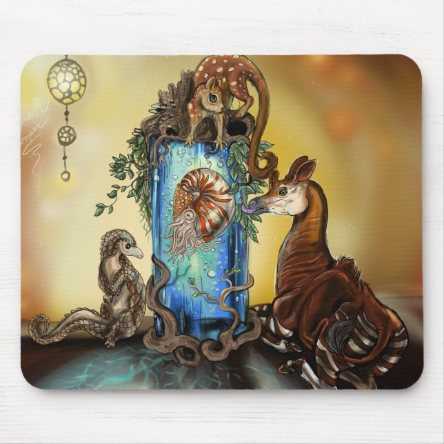 Okapi and the Oddlings Mouse Mat (Front)