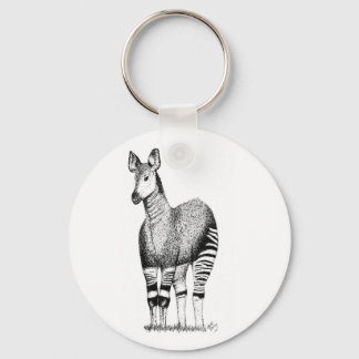 Okapi Art Keyring