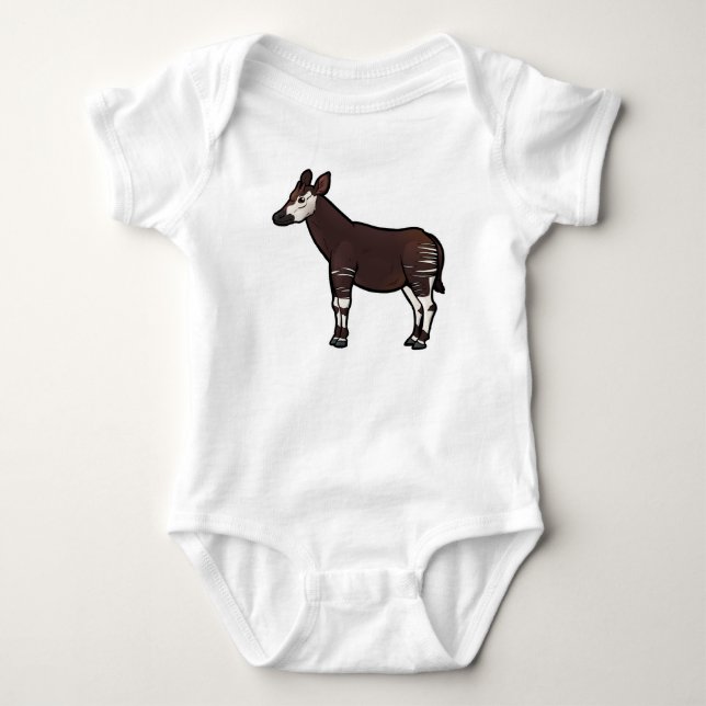 Okapi Baby Bodysuit (Front)