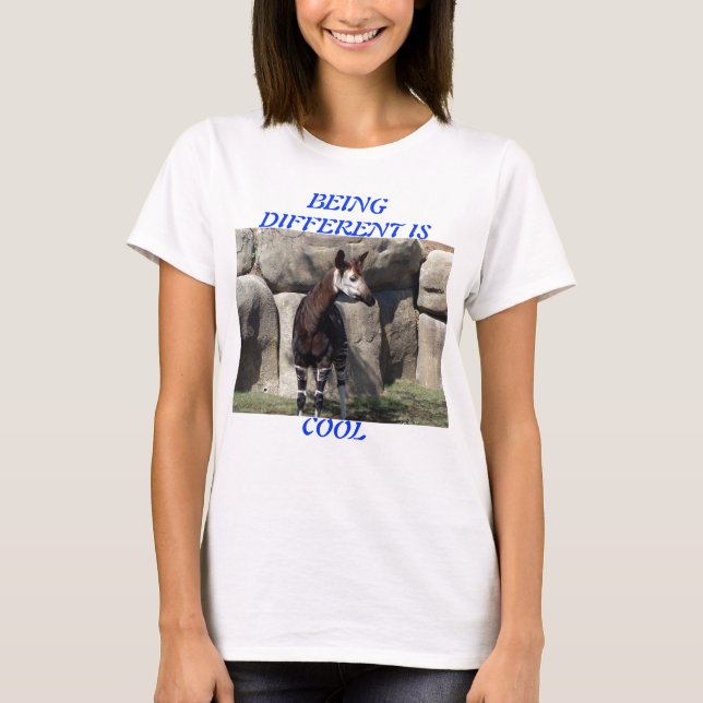 okapi being different is cool T-Shirt (Front)