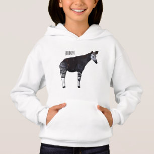 Okapi cartoon illustration