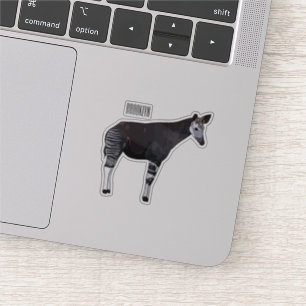 Okapi cartoon illustration
