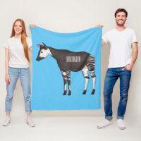 Okapi cartoon illustration