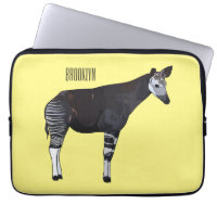 Okapi cartoon illustration