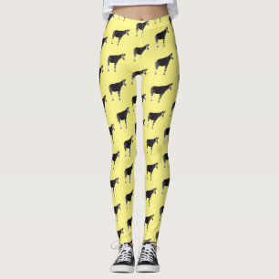 Okapi cartoon illustration leggings