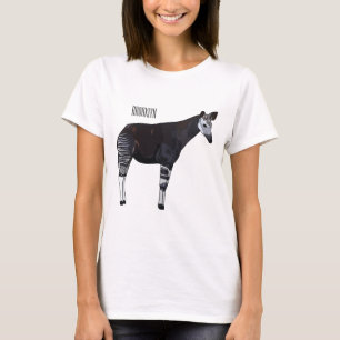 Okapi cartoon illustration T-Shirt