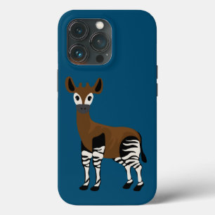 Okapi Cartoon, Majestic Okapi Animal, Okapi Lovers iPhone 13 Pro Case