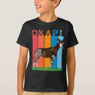 Okapi Fan Colourful Bars T-Shirt