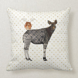 OKAPI & FEATHERS PILLOW