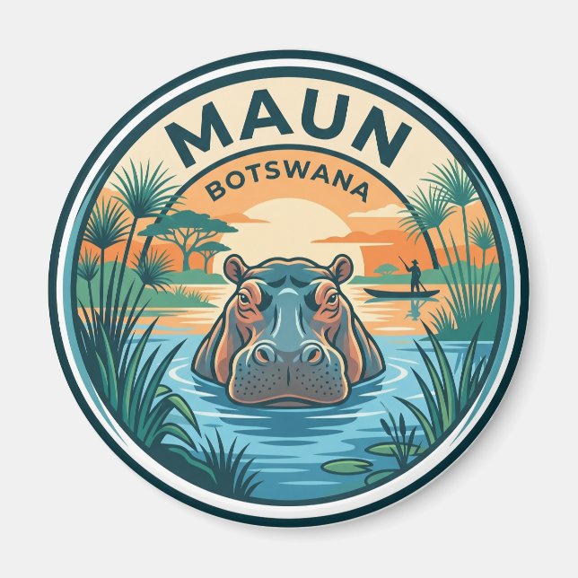 Okavango Delta Botswana Magnet (Front)
