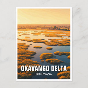 Okavango Delta Botswana Postcard