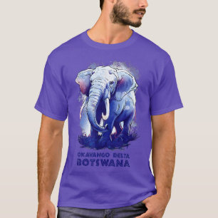 Okavango Delta Botswana Safari National Park Game  T-Shirt