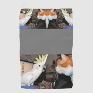 Okay...make myself look big golf towel