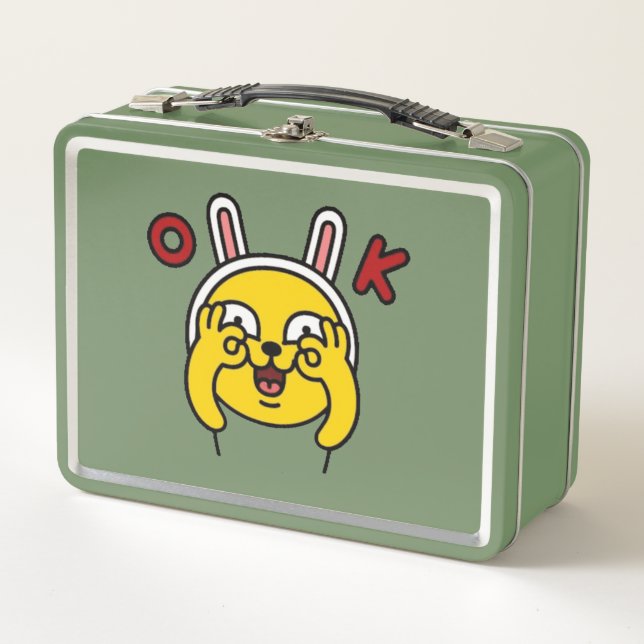 OKAY METAL LUNCH BOX (Front)