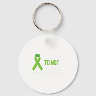 Okay To Not Be Okay Mental Health Awareness Ribbon Key Ring