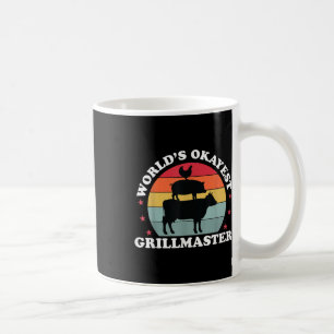 Okayest Grillmaster Funny Bbq Grilling Meat Smoker Coffee Mug