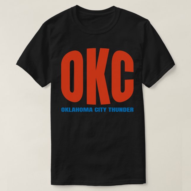 okc oklahoma city T-Shirt (Design Front)