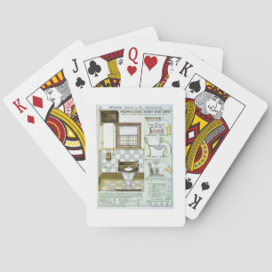 Okeanos Closets from a catalogue of sanitary wares Playing Cards