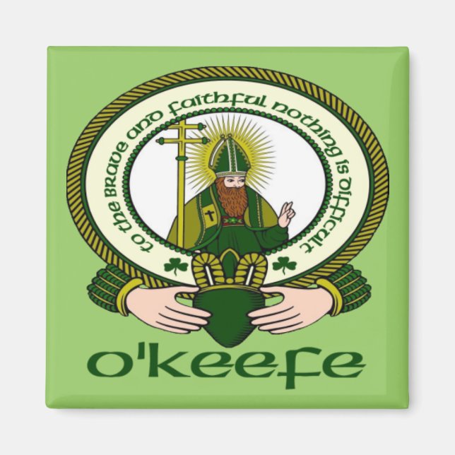 O'Keefe Clan Motto Magnet (Front)