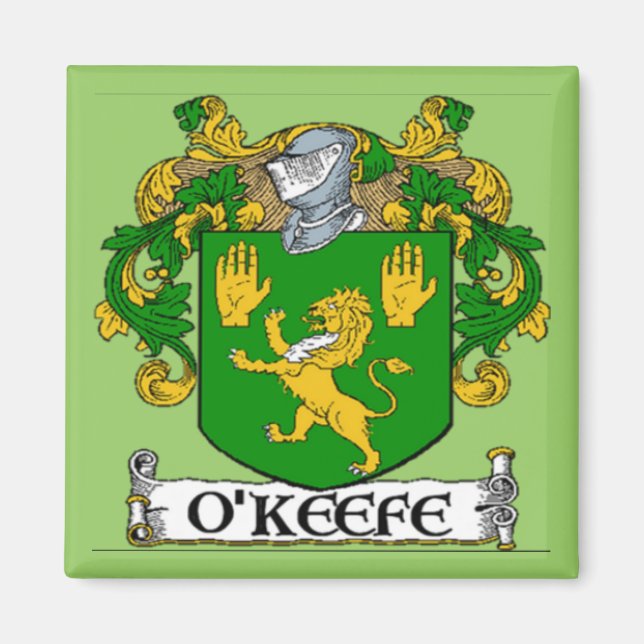 O'Keefe Coat of Arms Magnet (Front)