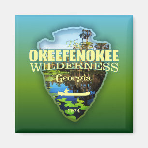 Okeefenokee WA (arrowhead) Magnet