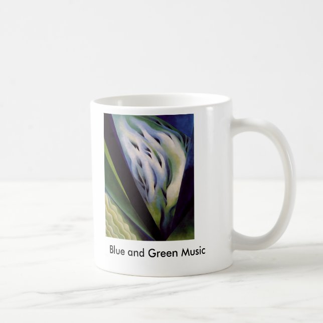 O'Keeffe Dark Coffee Mug (Right)