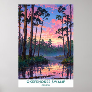 Okefenokee Swamp, Georgia Poster