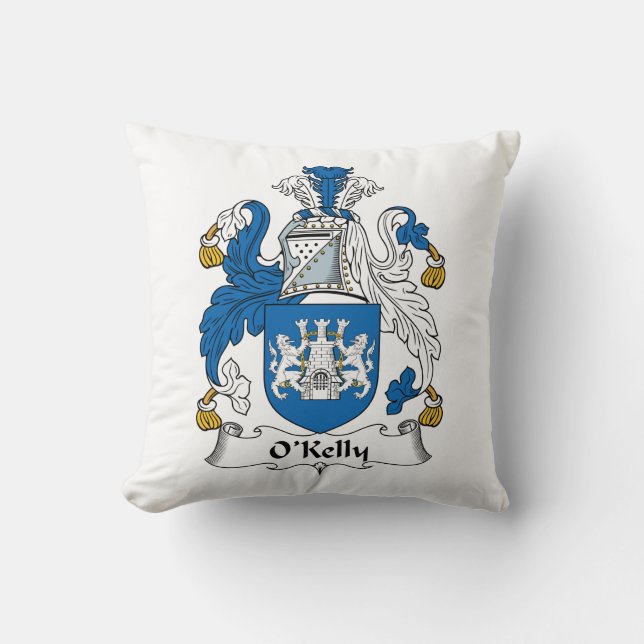 O'Kelly Family Crest Cushion (Front)
