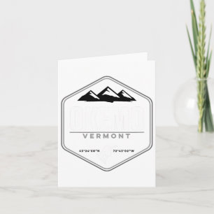 Okemo Mountain Vermont Graphic Snowboard T Shirt Card